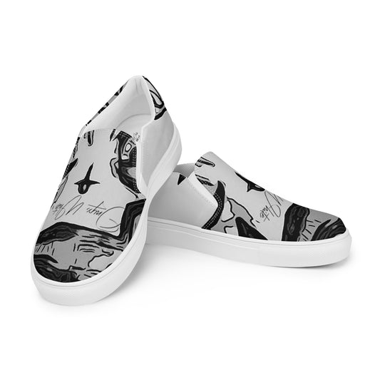 Onyx White Genesis 1:3 Men’s Slip-on Canvas Shoes