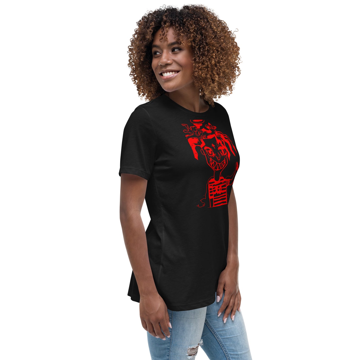 Onyx White Genesis 1:3 Women's Relaxed T-Shirt