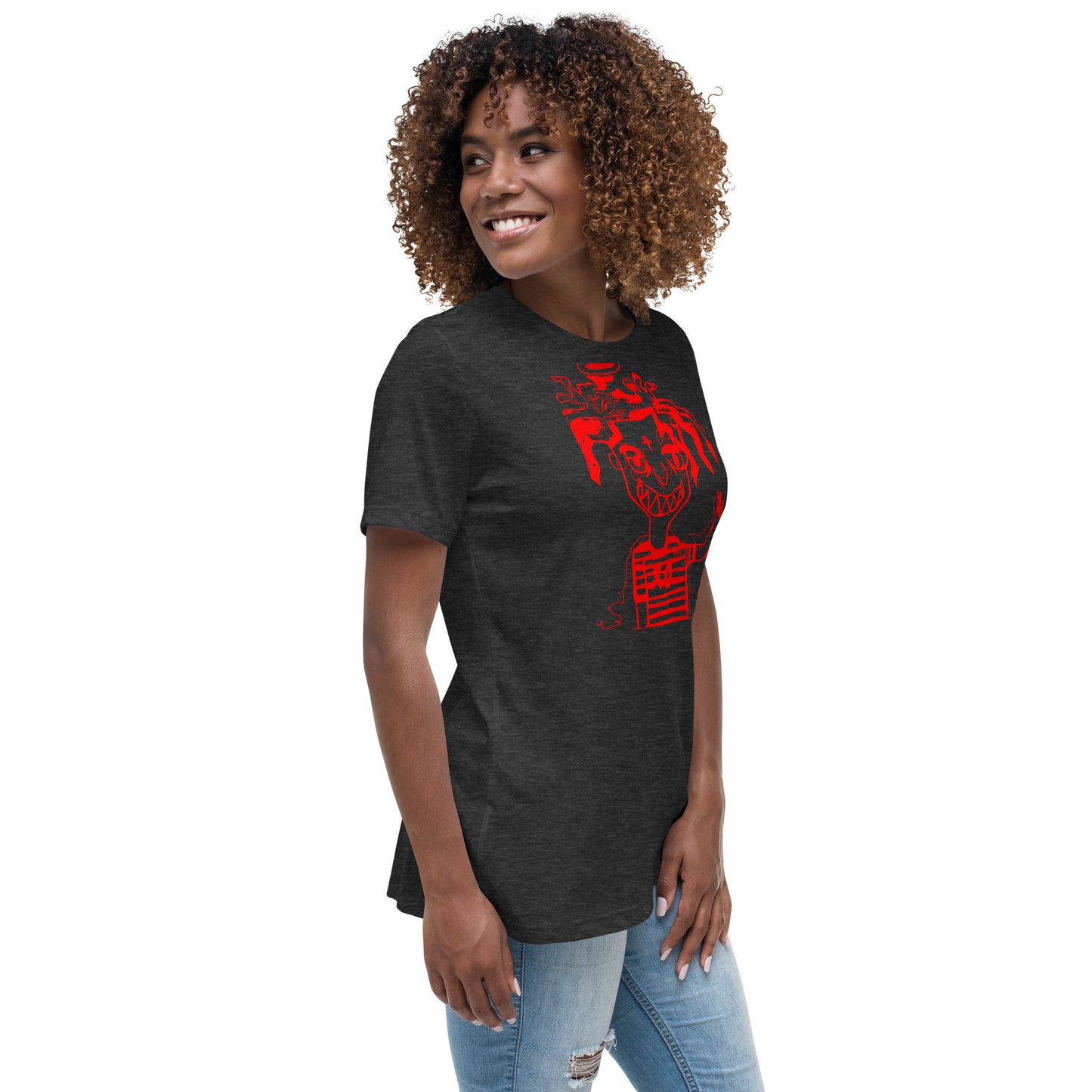 Onyx White Genesis 1:3 Women's Relaxed T-Shirt