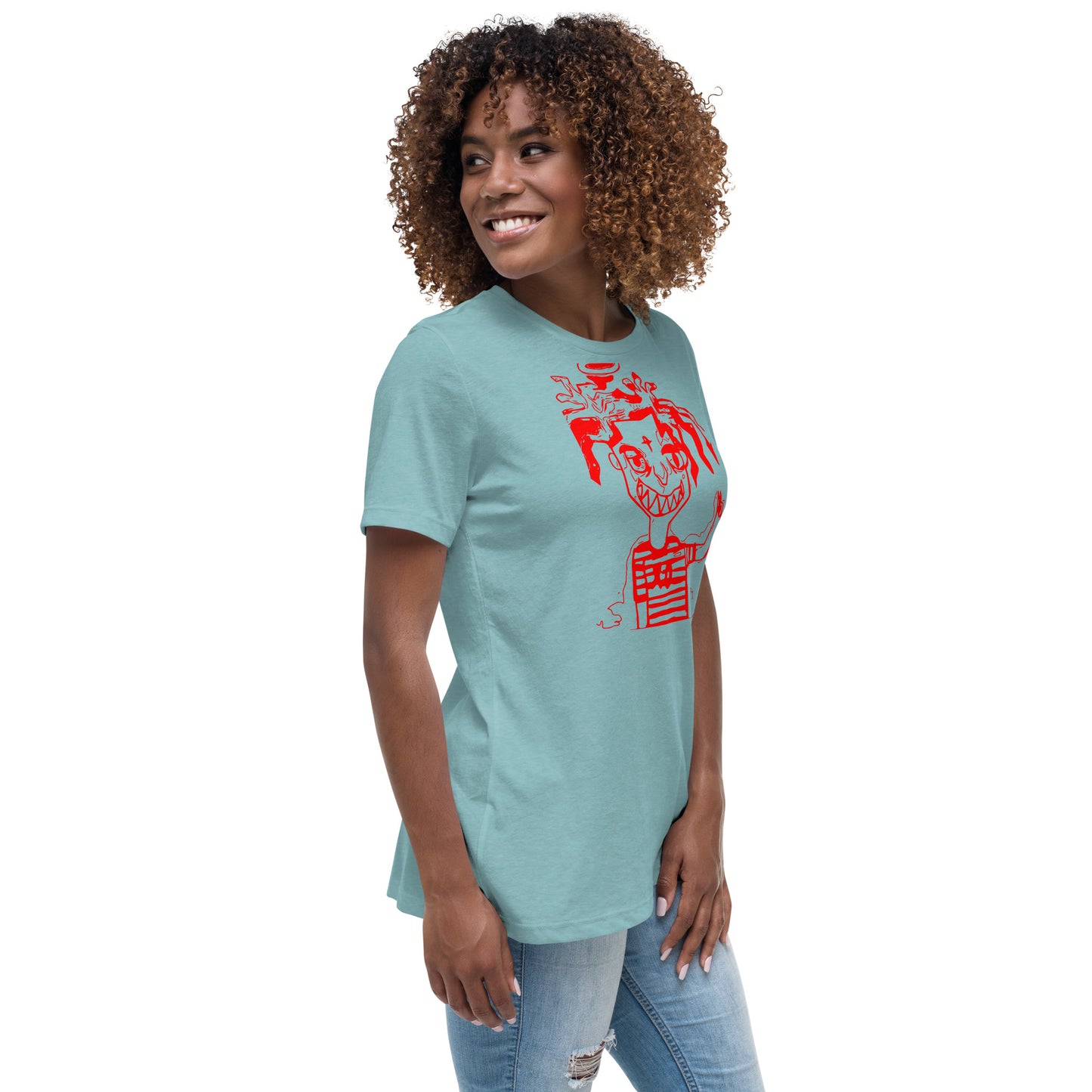 Onyx White Genesis 1:3 Women's Relaxed T-Shirt