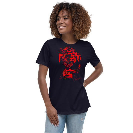 Onyx White Genesis 1:3 Women's Relaxed T-Shirt