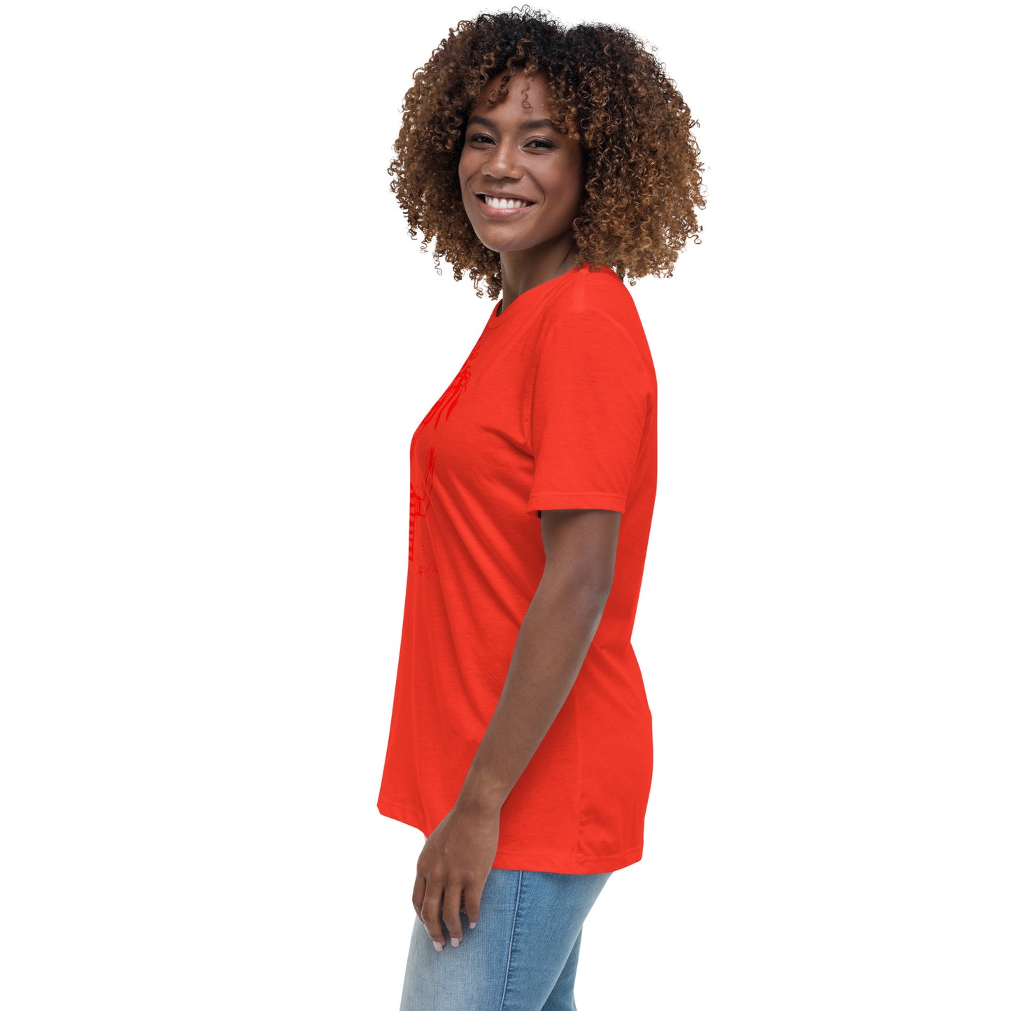 Onyx White Genesis 1:3 Women's Relaxed T-Shirt