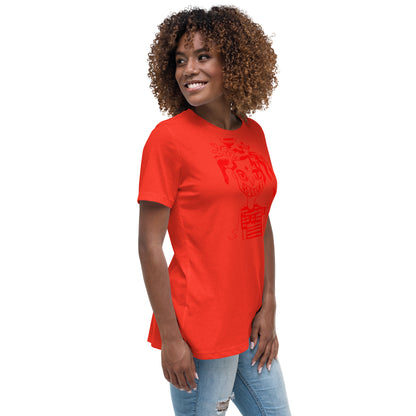 Onyx White Genesis 1:3 Women's Relaxed T-Shirt